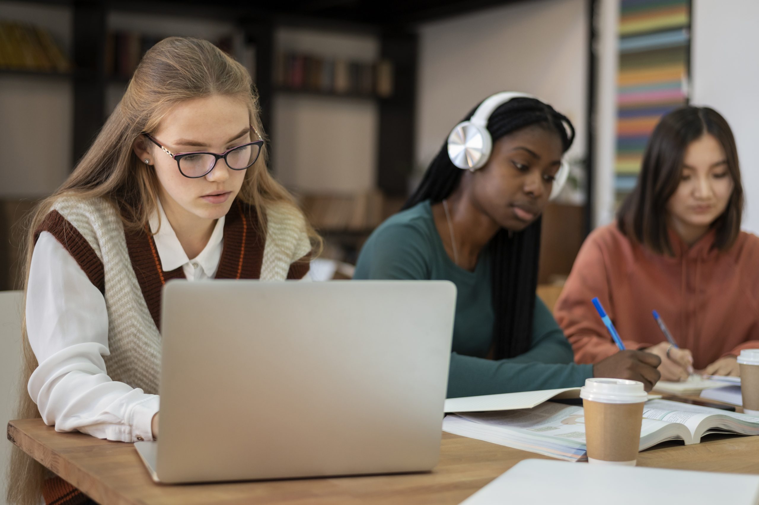 colleagues-studying-together-group-study