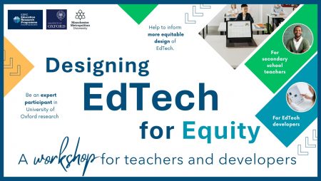 WORKSHOP: Designing EdTech for Equity (Manchester)